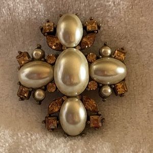 Maltese Cross unsigned brooch